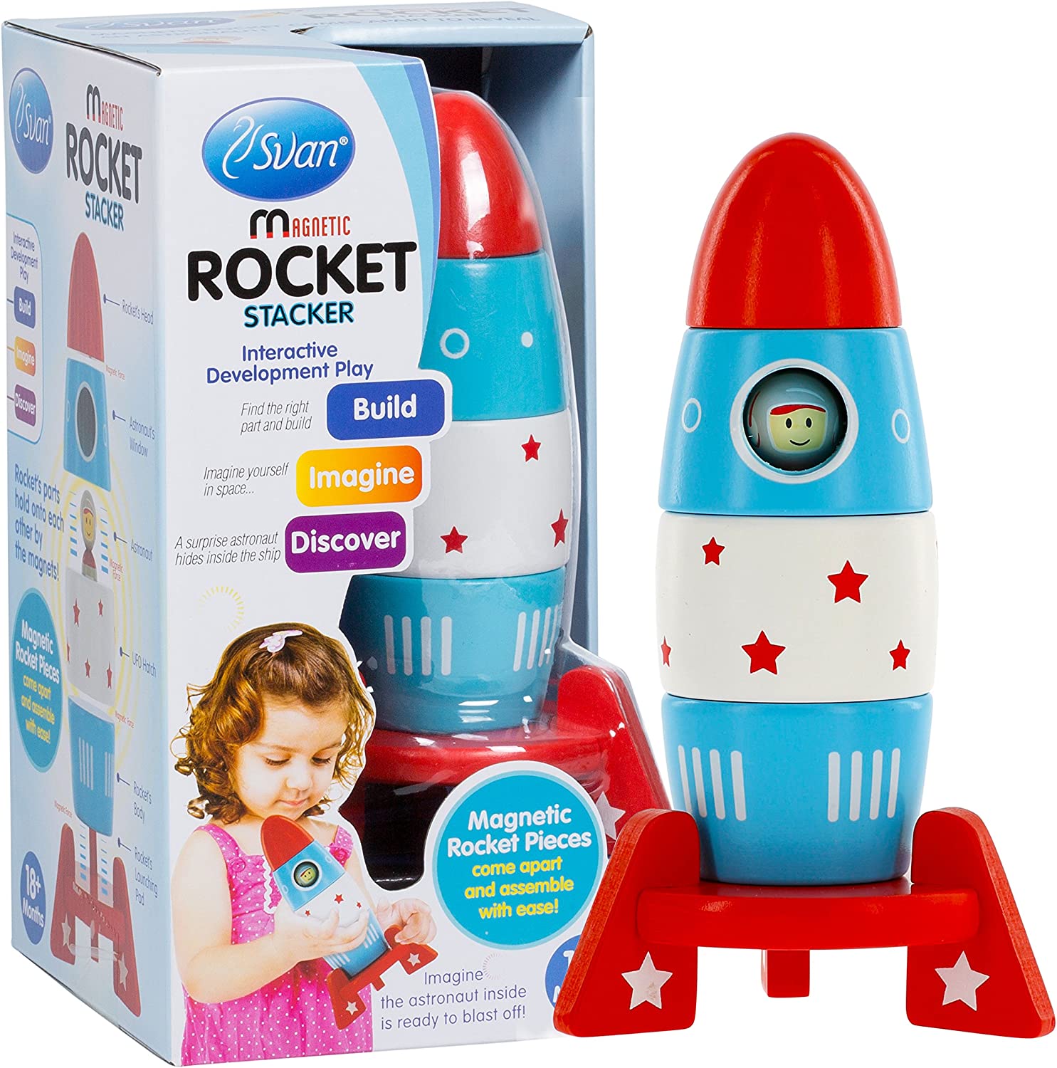 Magnetic Rocket Stacker